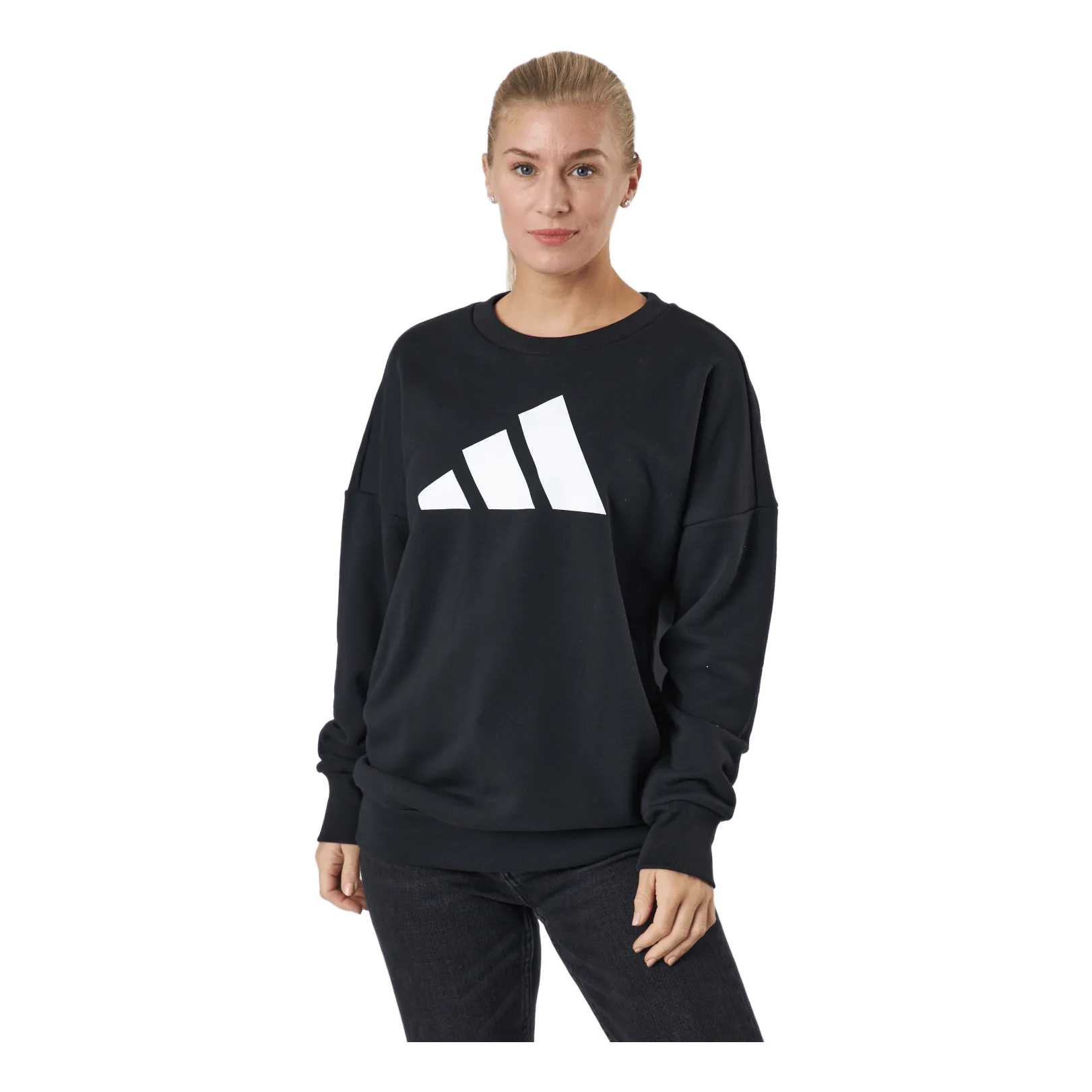 Adidas Adidas Sportswear Three Bar Sweatshirt Black