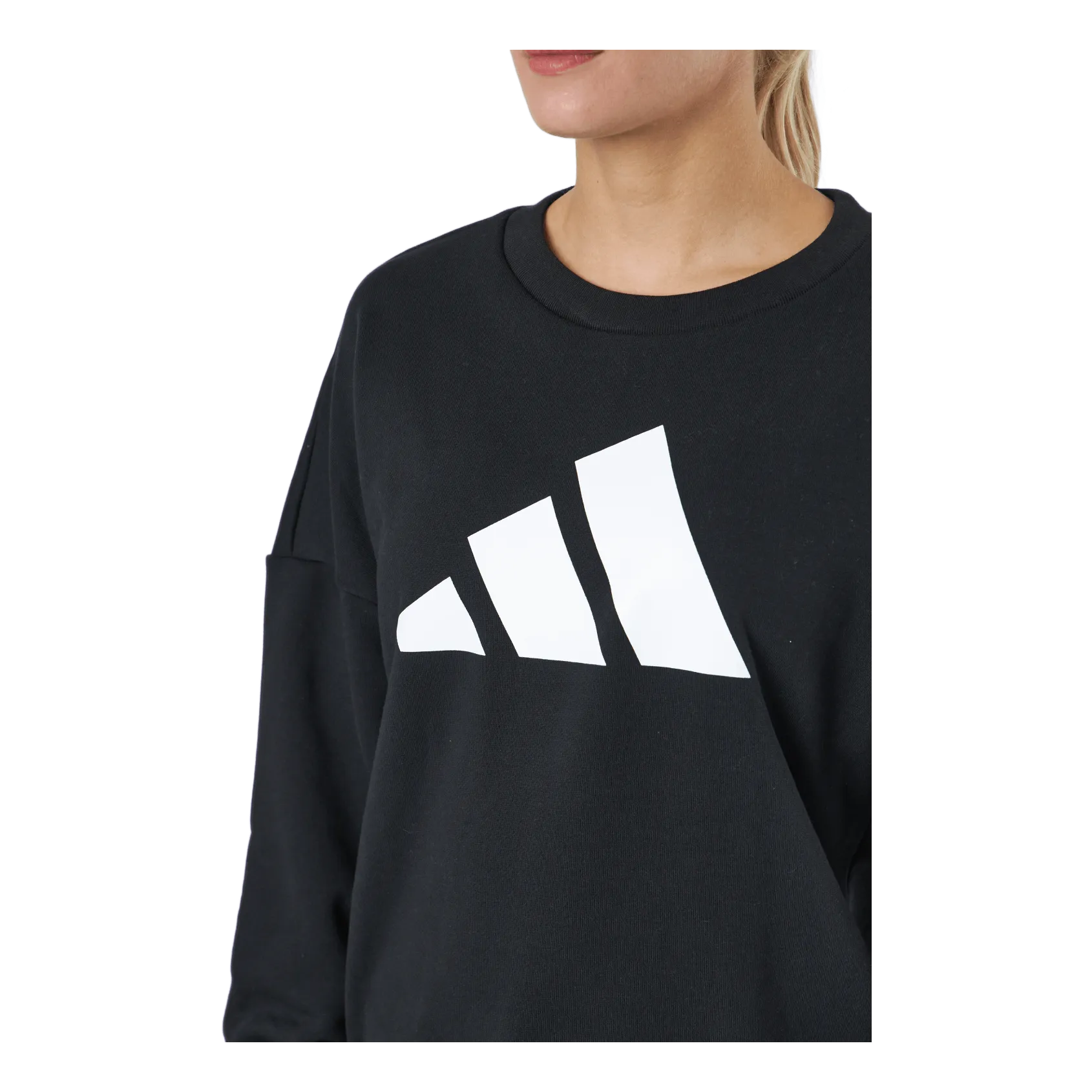 Adidas Adidas Sportswear Three Bar Sweatshirt Black
