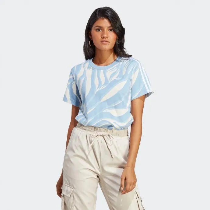 ADIDAS Camiseta con estampado de animales Allover Abstract de Adidas