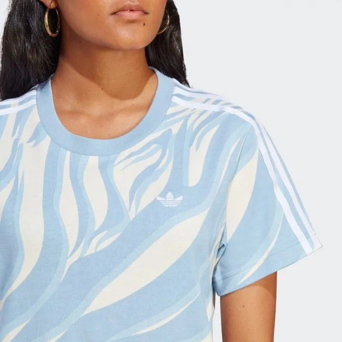 ADIDAS Camiseta con estampado de animales Allover Abstract de Adidas