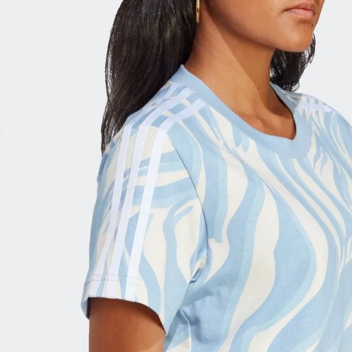 ADIDAS Camiseta con estampado de animales Allover Abstract de Adidas