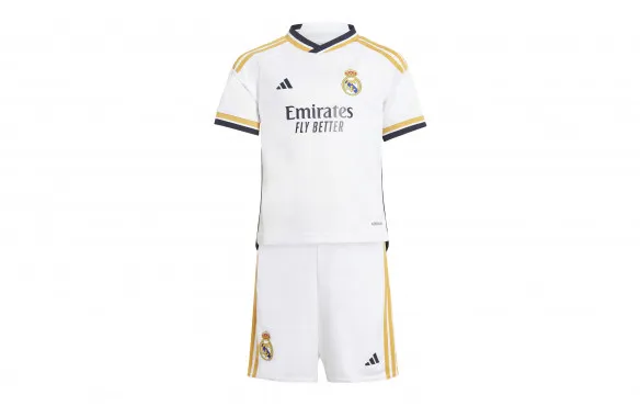adidas MINIKIT PRIMERA EQUIPACIÓN REAL MADRID 23/24 BEBÉ