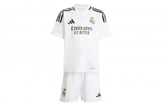 adidas MINIKIT PRIMERA EQUIPACIÓN REAL MADRID 24/25 BEBÉ