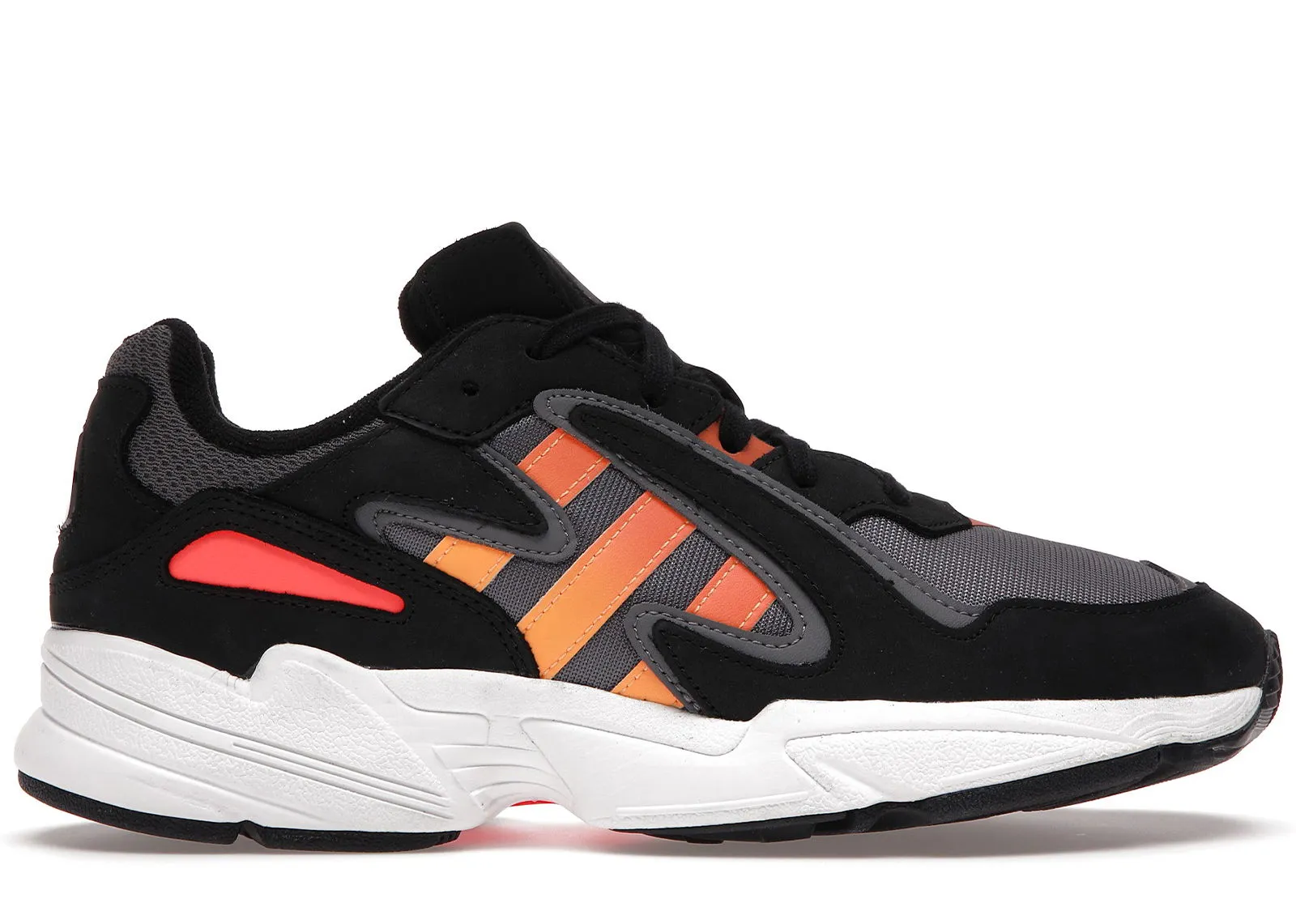 ADIDAS ORIGINALS YUNG96 CHASM CORE BLACK SEMI CORAL