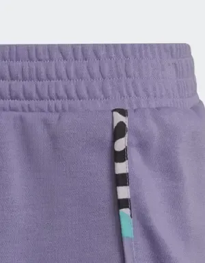 Adidas Pantalón corto AEROREADY Girls Power Cotton Knit