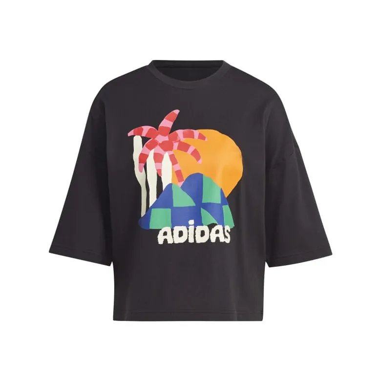 ADIDAS X FARM GRAPHIC TSHIRT "BLACK"