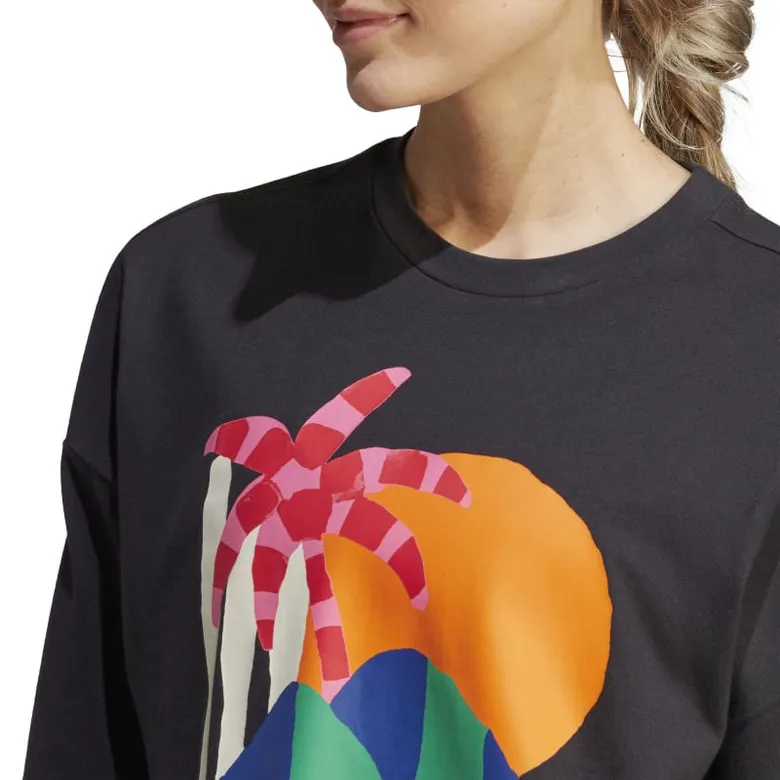 ADIDAS X FARM GRAPHIC TSHIRT "BLACK"