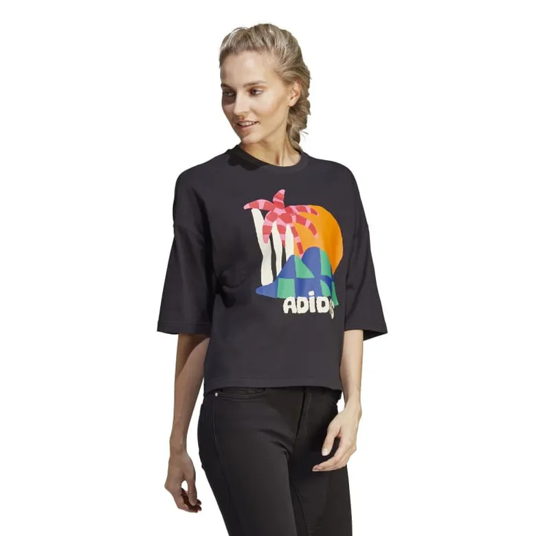 ADIDAS X FARM GRAPHIC TSHIRT "BLACK"