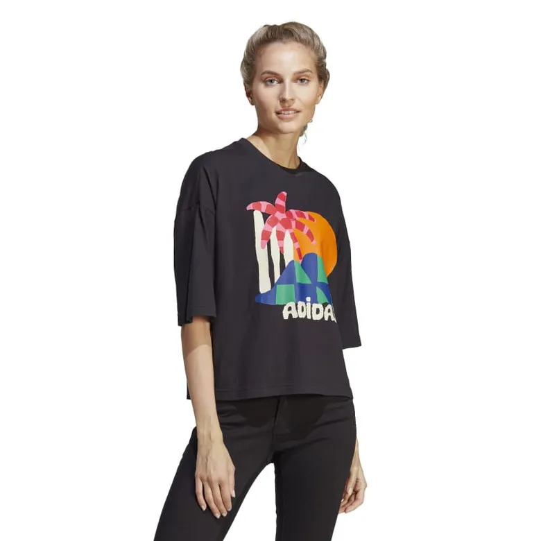 ADIDAS X FARM GRAPHIC TSHIRT "BLACK"