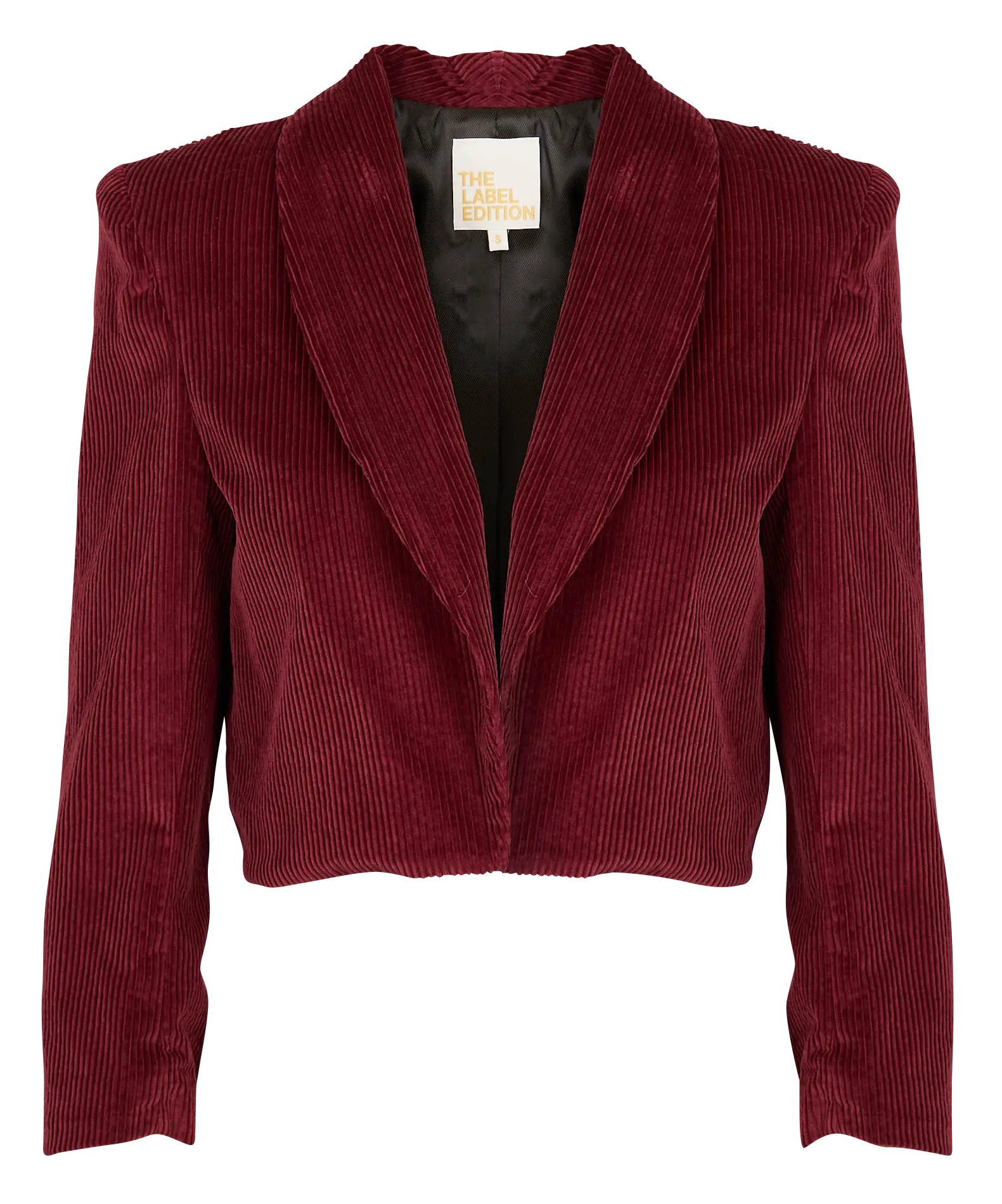 AMBER  CHAQUETA DE ALGODóN RECTA EN ROJO