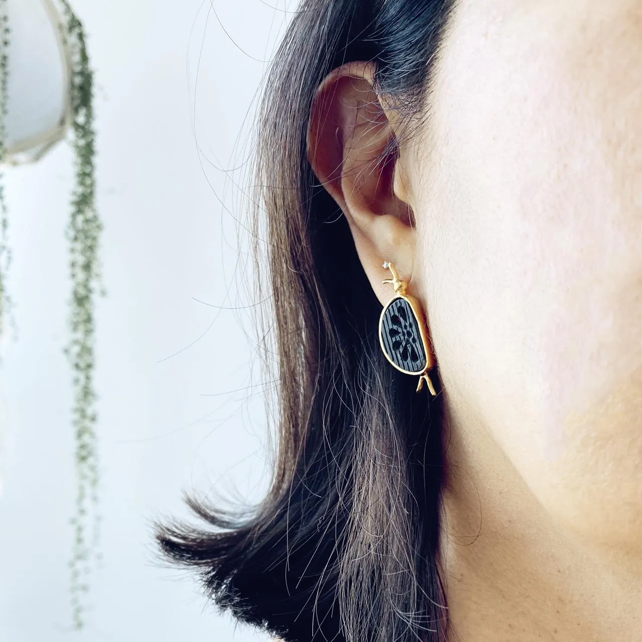 ARETES CATARINA  PLATA
