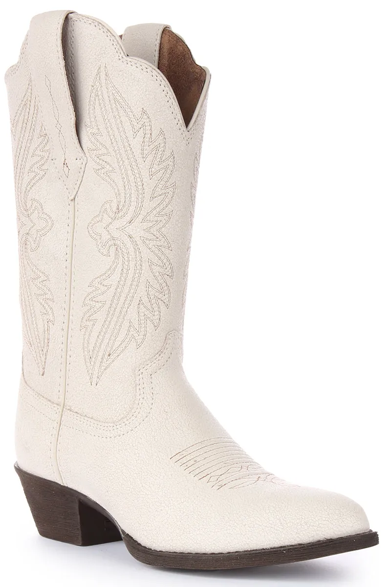 Ariat Heritage R Toe Inff White for Women