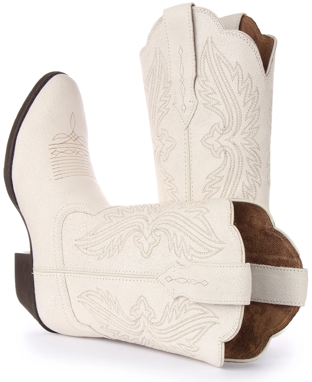 Ariat Heritage R Toe Inff White for Women