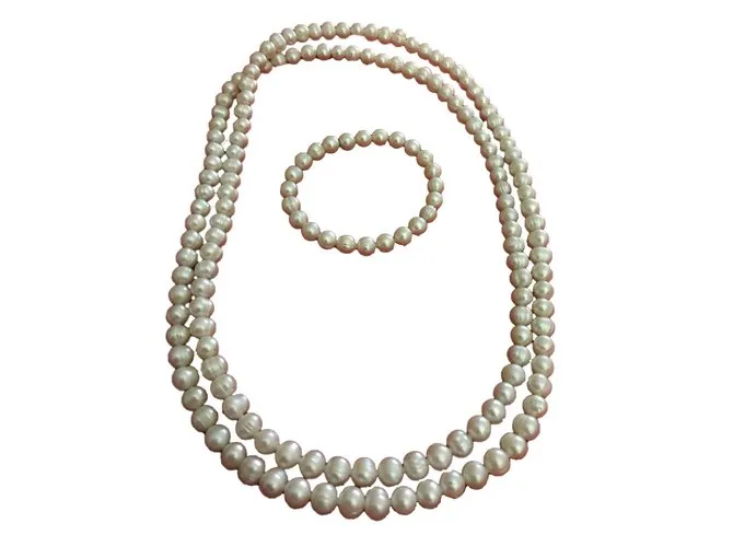 Autre Marque Conjuntos de joyería Homesho Blanco 