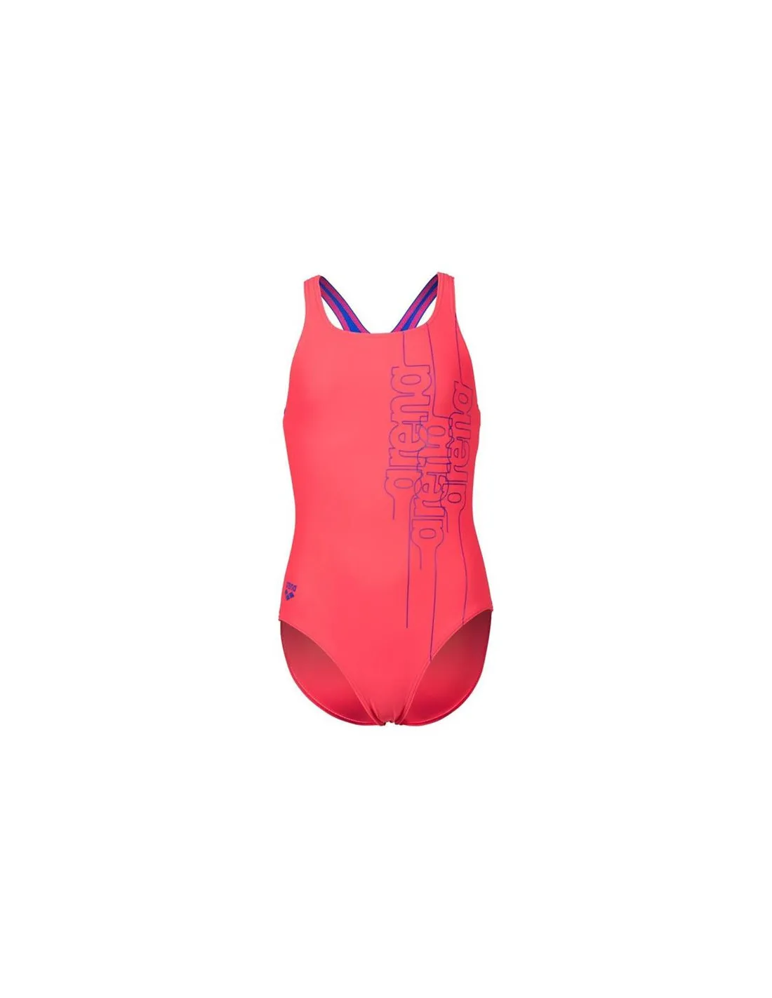 Bañador de Natación Arena Swimsuit Swim Pro Back Graphic L Fluo Red Infantil