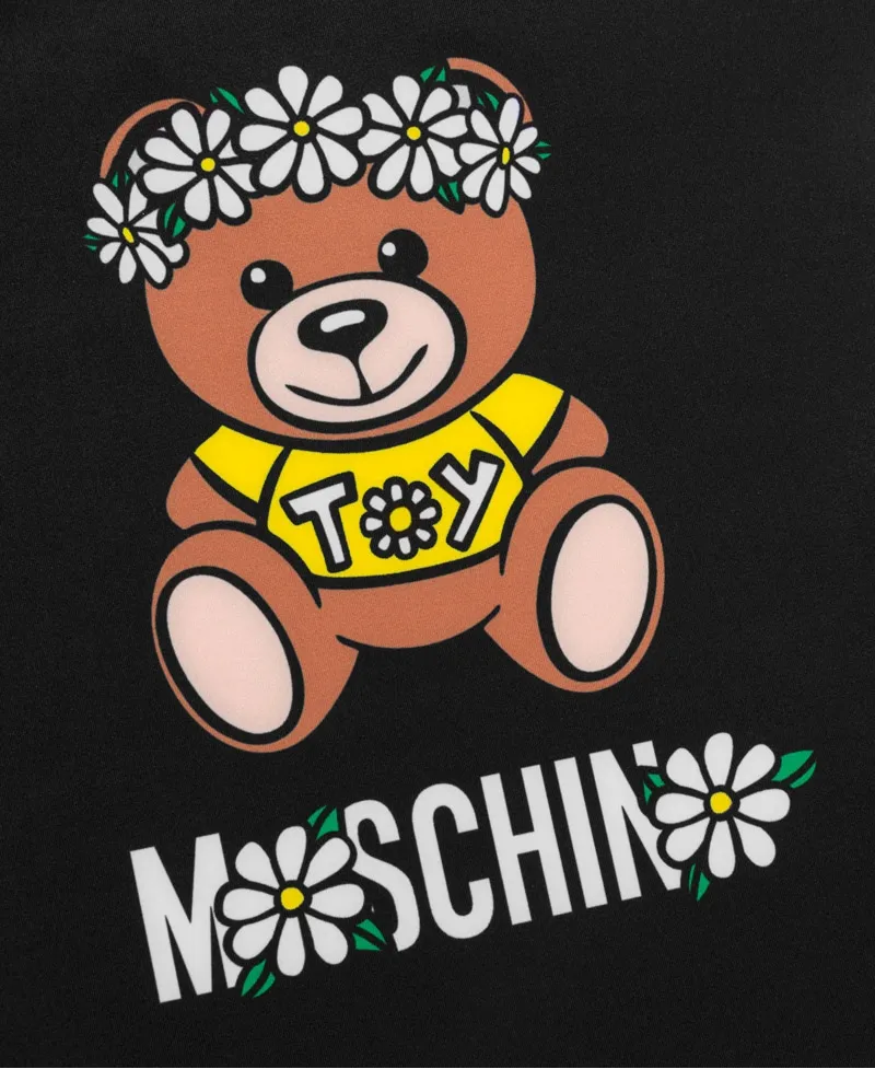 Bañador Niña MOSCHINO Teddy Bear Negro
