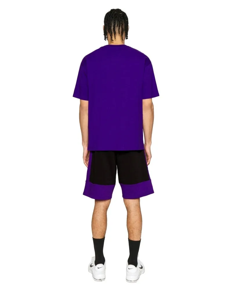 Bermuda new era negra lakers nba colour block short loslak