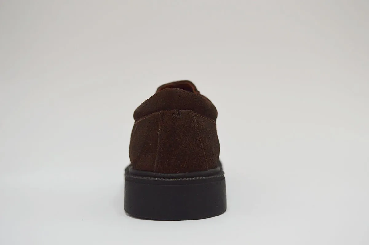 Blucher cordones serraje marrón niños