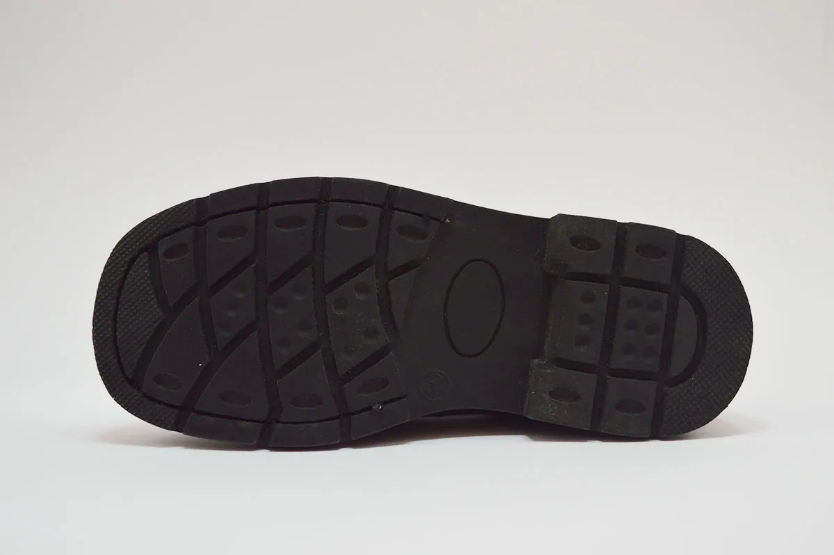Blucher cordones serraje marrón niños