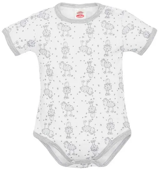 Body manga corta de bebé colección Little Sheep