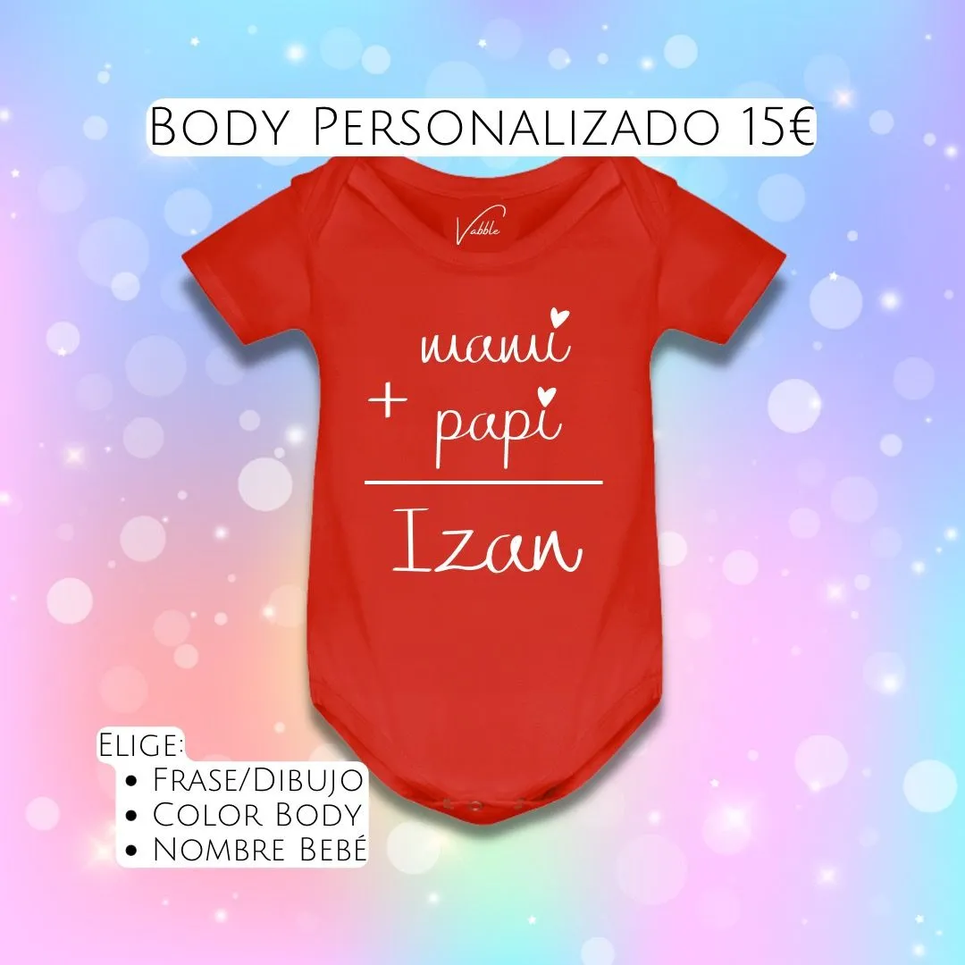 Bodys Bebé Personalizados