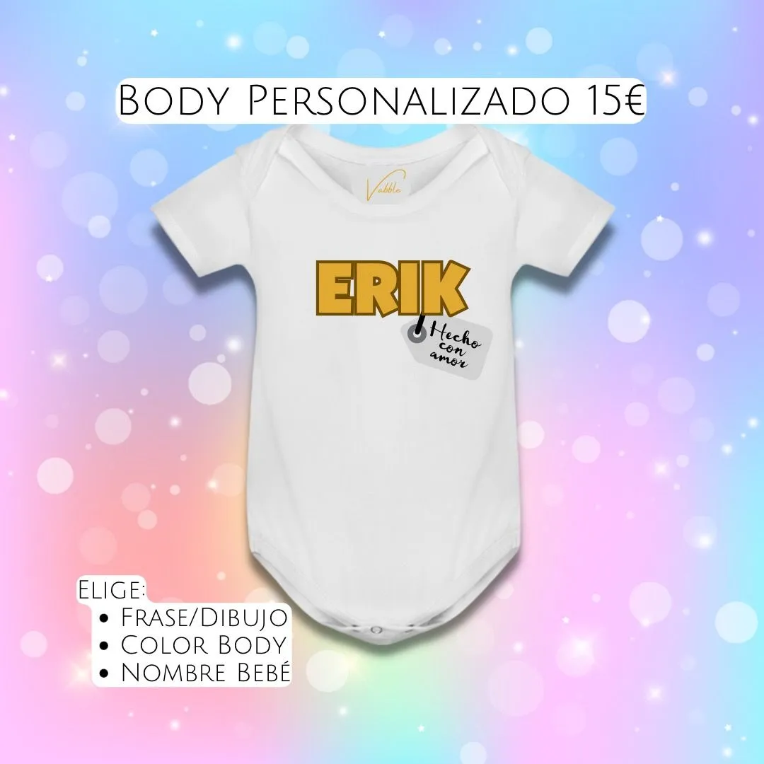 Bodys Bebé Personalizados