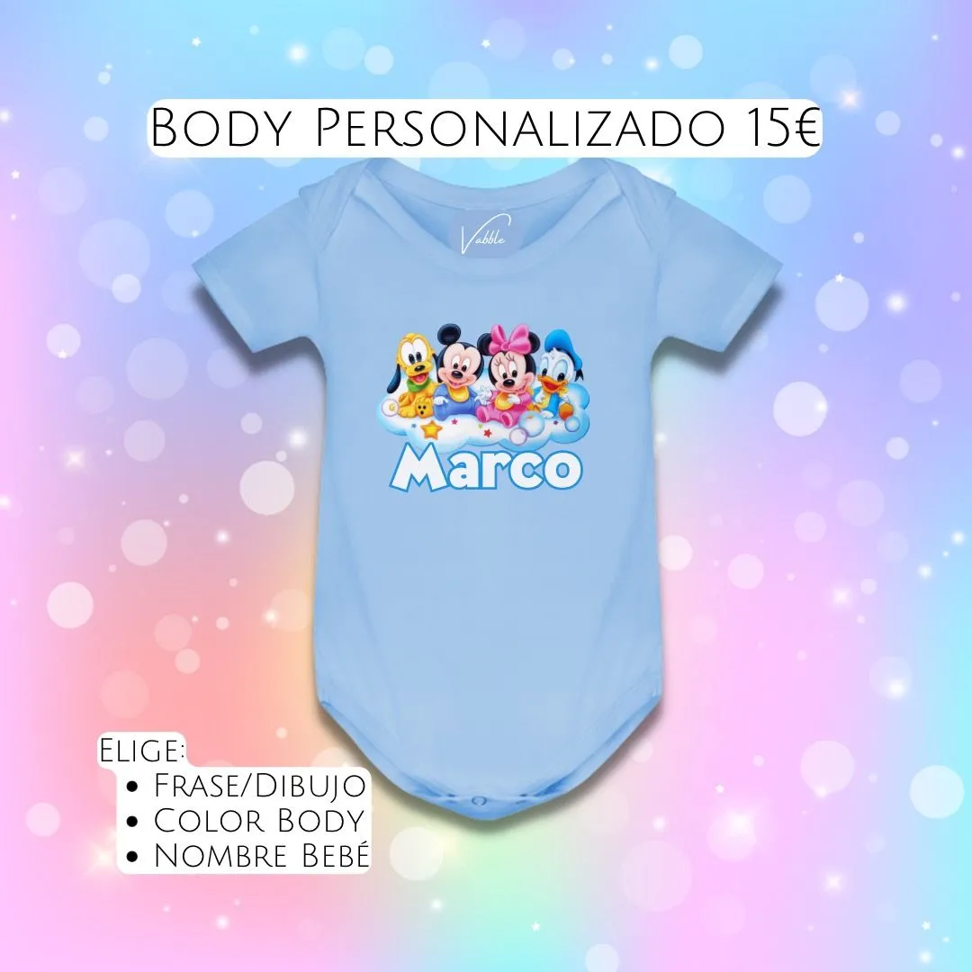 Bodys Bebé Personalizados