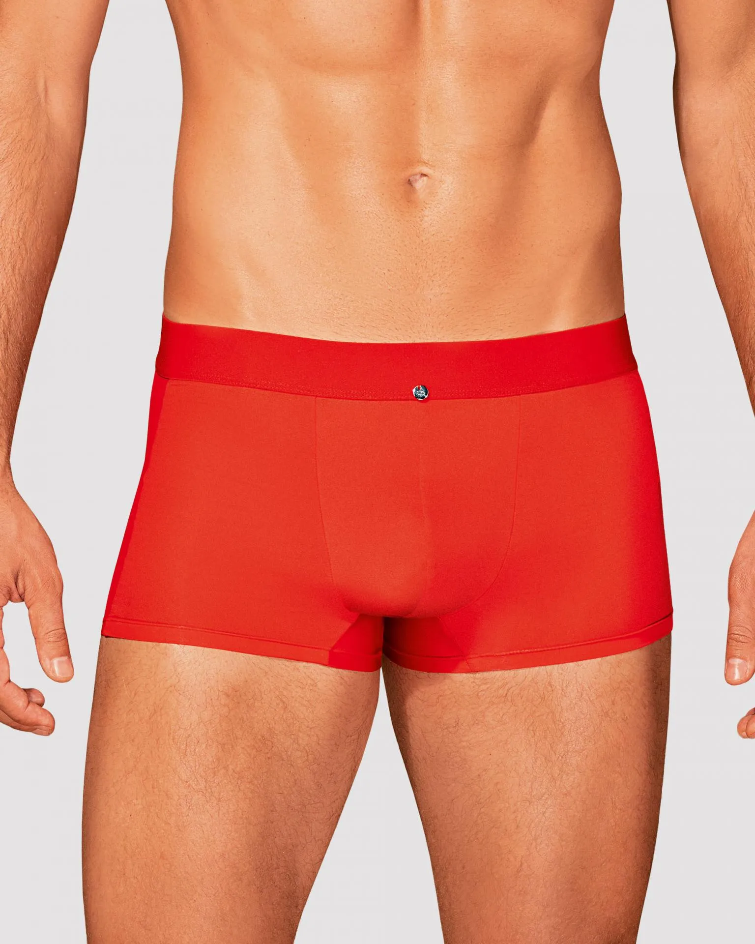 Boxer masculino intrigante rojo