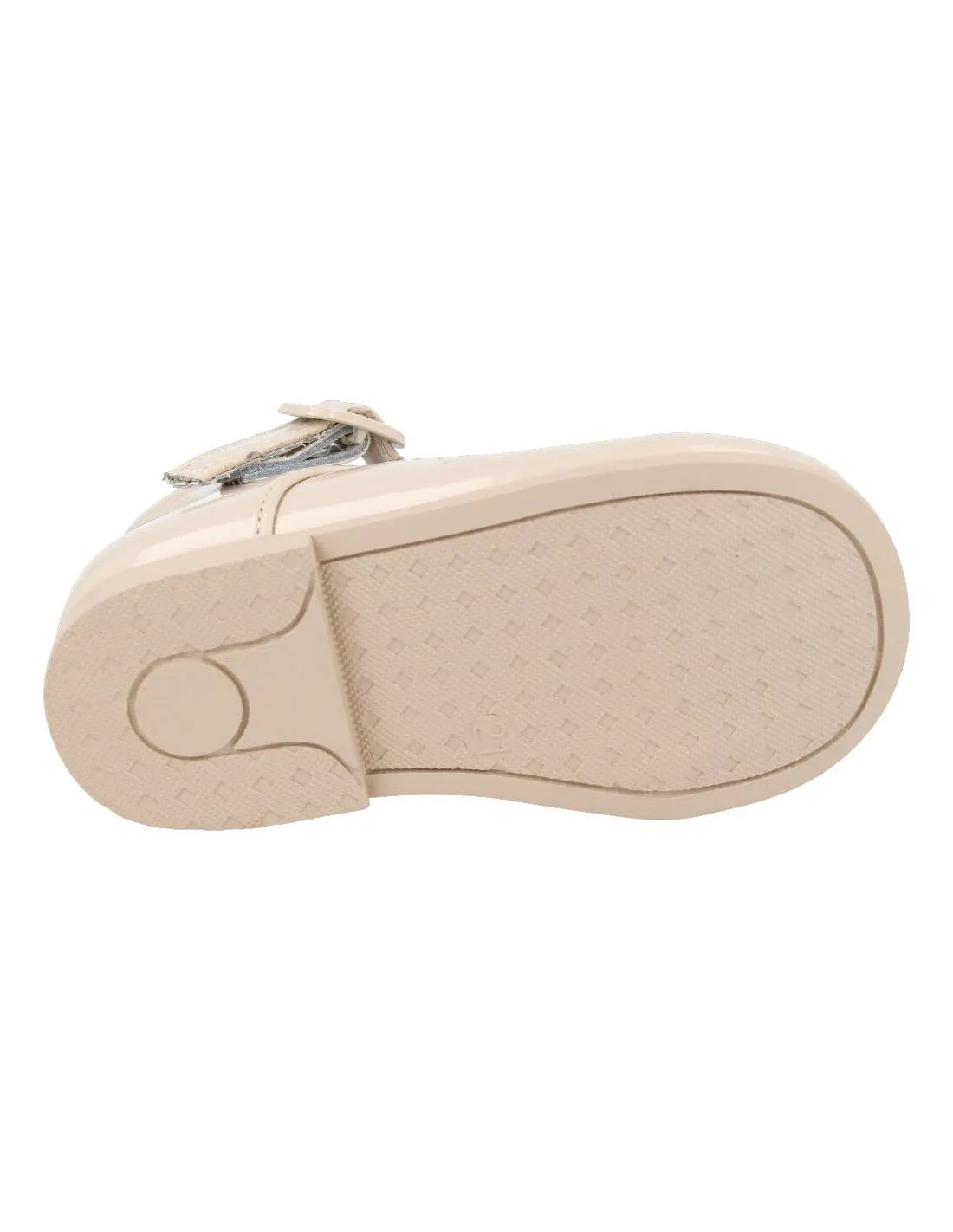BUBBLE KIDS  MERCEDITA PIEL TROQUELADO BEIGE