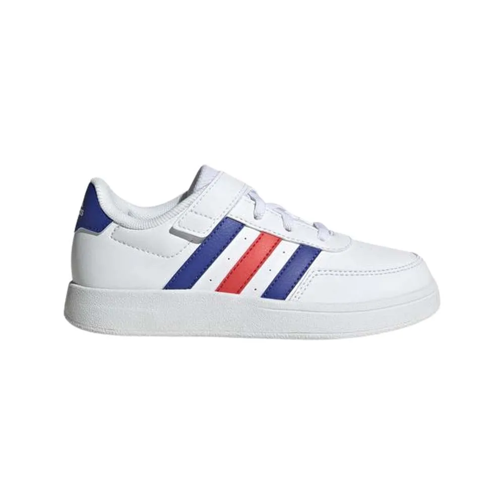 CALZADO ADIDAS NIñO BREAKNET 2 EL K BLANCO AZUL ROJO