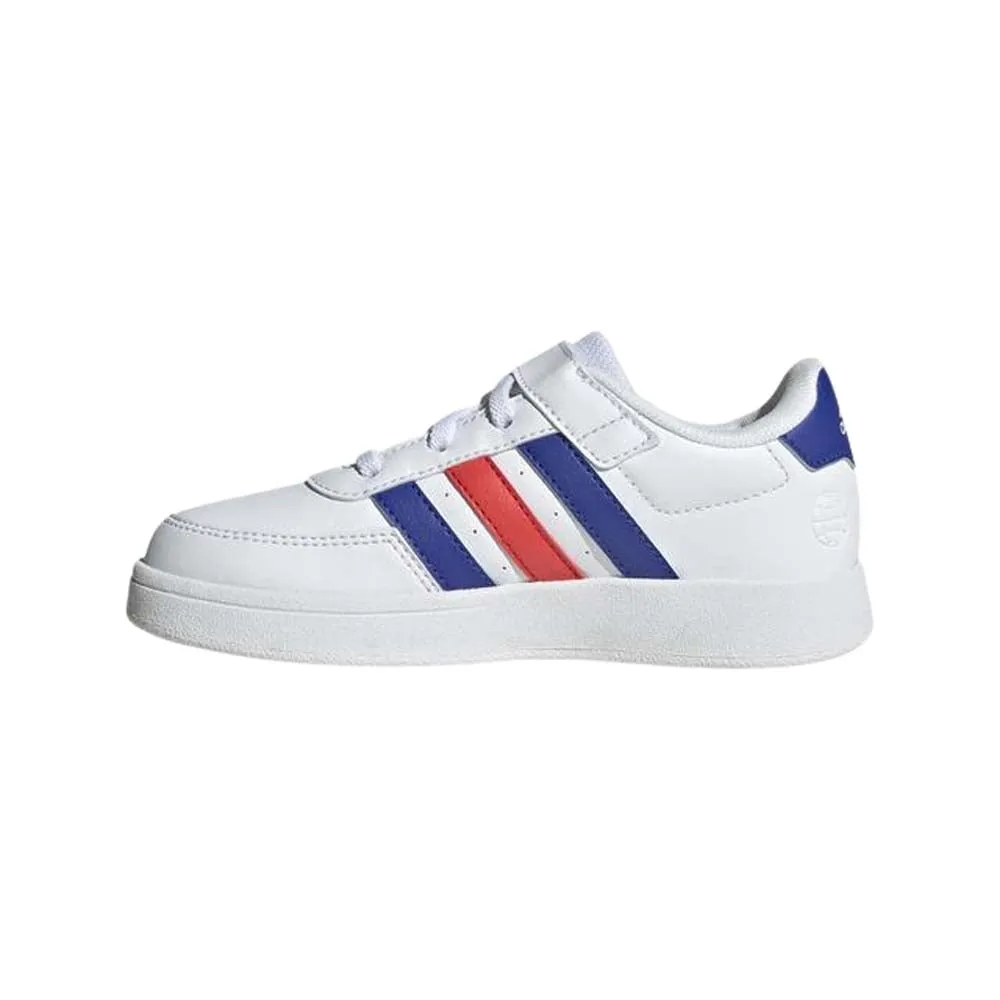 CALZADO ADIDAS NIñO BREAKNET 2 EL K BLANCO AZUL ROJO