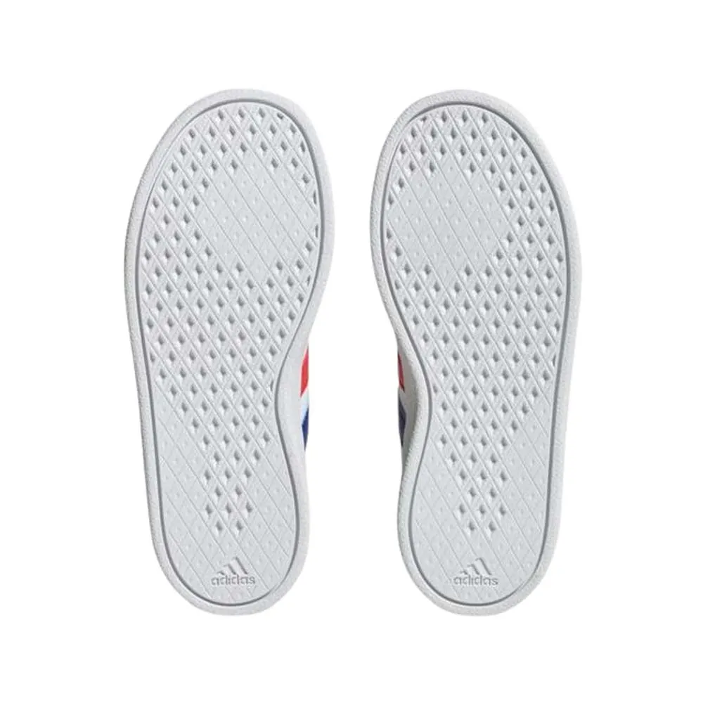CALZADO ADIDAS NIñO BREAKNET 2 EL K BLANCO AZUL ROJO