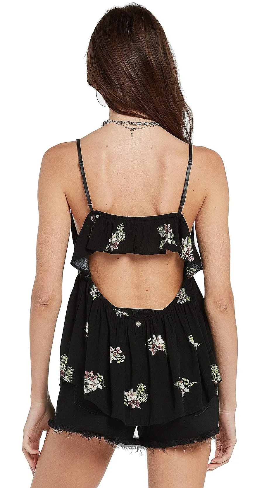 CAMISETA INTERIOR VOLCOM HAPPY CLOUDS CAMI  BLACK  WOMEN´S