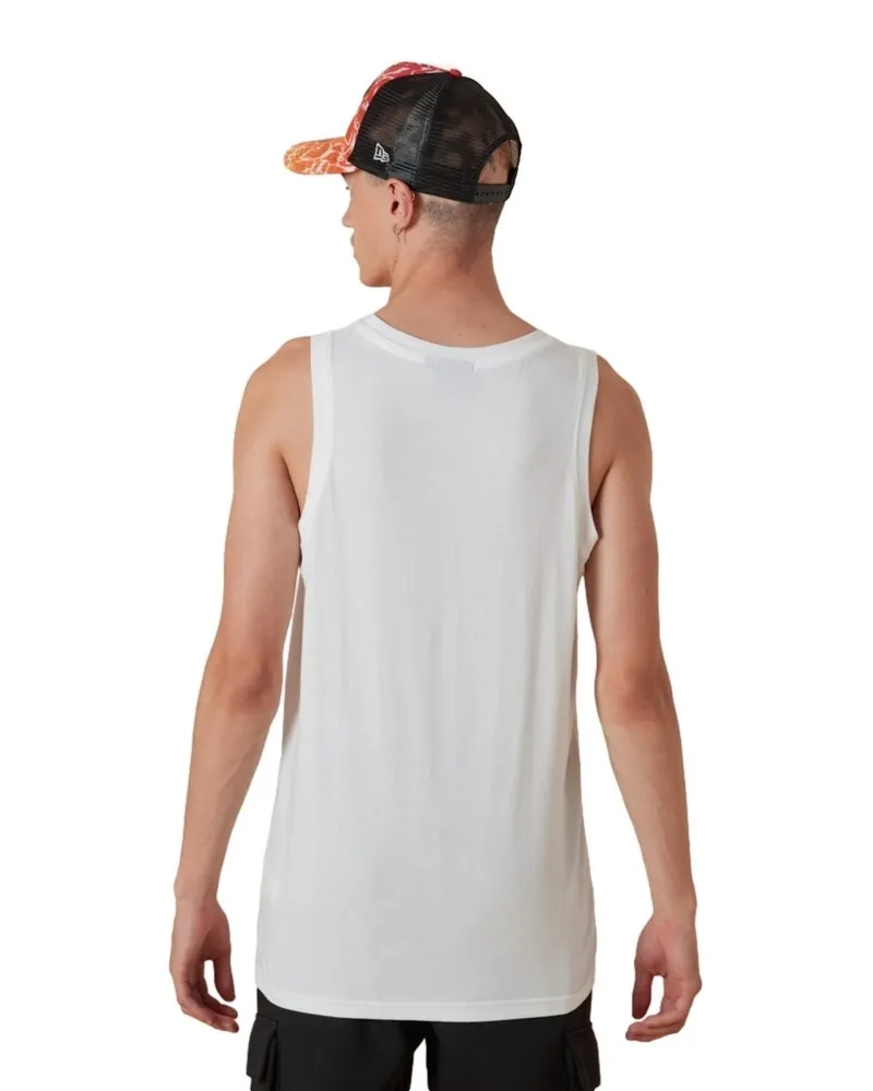 Camiseta new era blanca bulls nba tm color wtr prnt tank chibul
