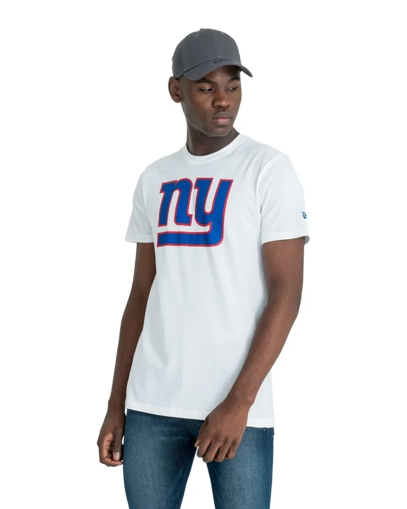 Camiseta new era blanca ny giants team logo tee