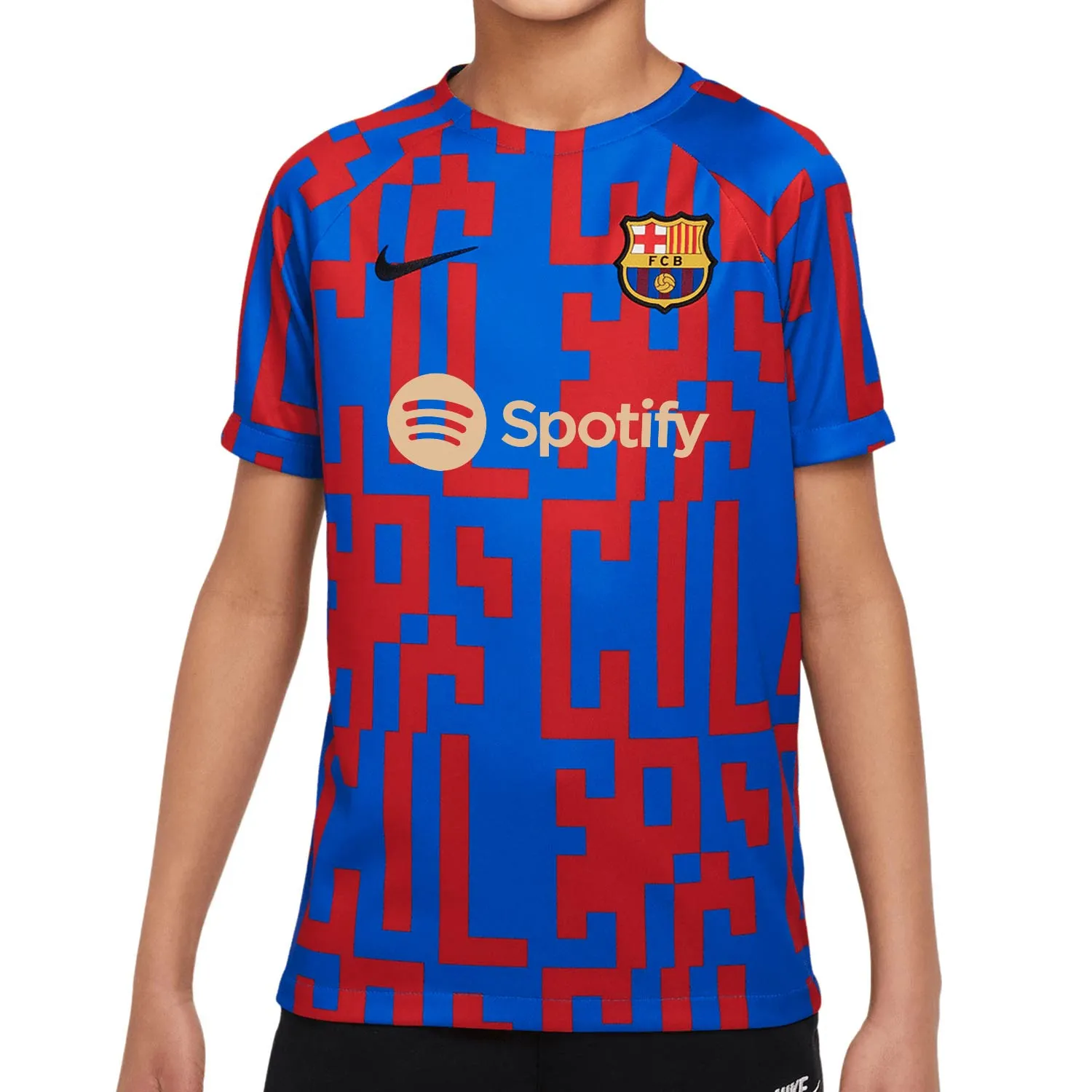 CAMISETA NIKE BARCELONA NIñO PREMATCH LOCAL