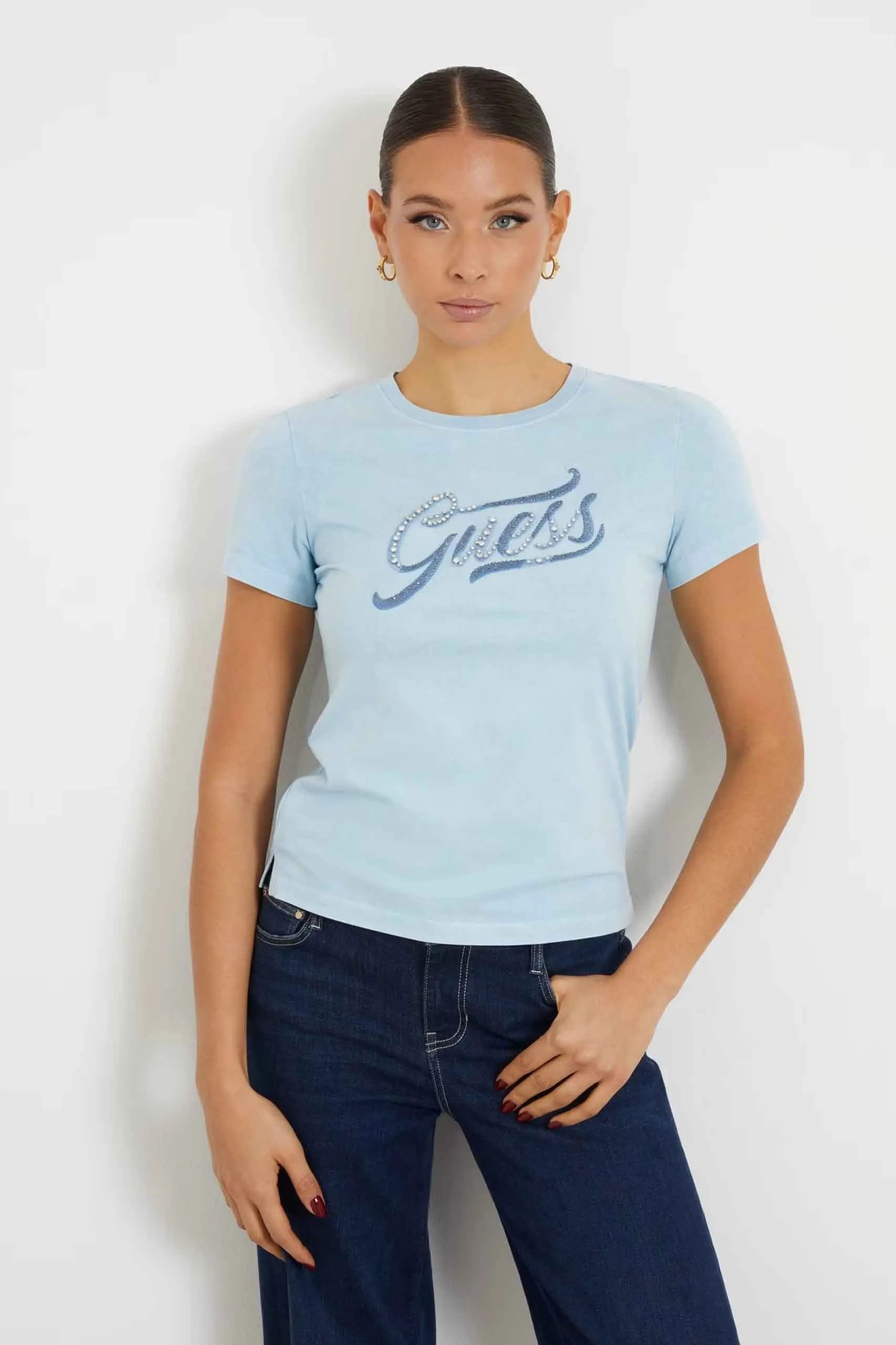 Camiseta para mujer de Guess Jeans – W4RI52I3Z14