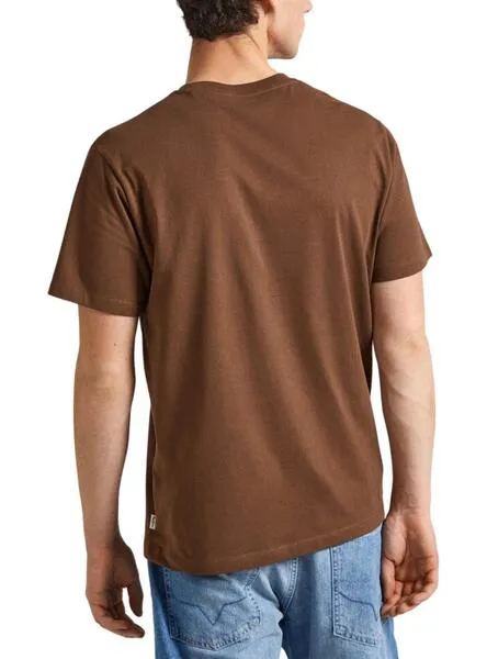 Camiseta Pepe Jeans Camille Marrón Para Hombre