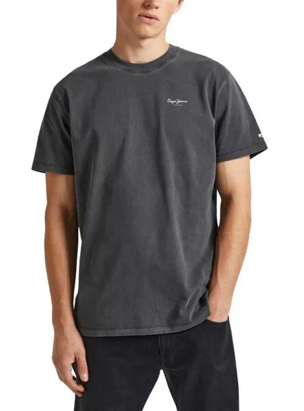 Camiseta Pepe Jeans Jacko Negro Para Hombre