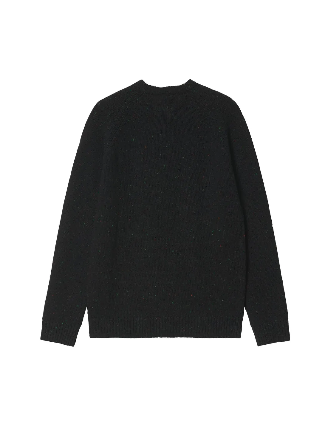 CARHARTT WIP ANGLISTIC SWEATER SPECKLED BLACK