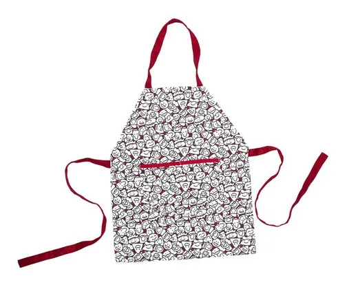 Casaca de cocina delantal y gorro para niños estampado