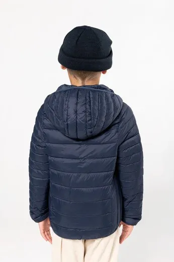 Chaqueta acolchada y ligera con capucha niños