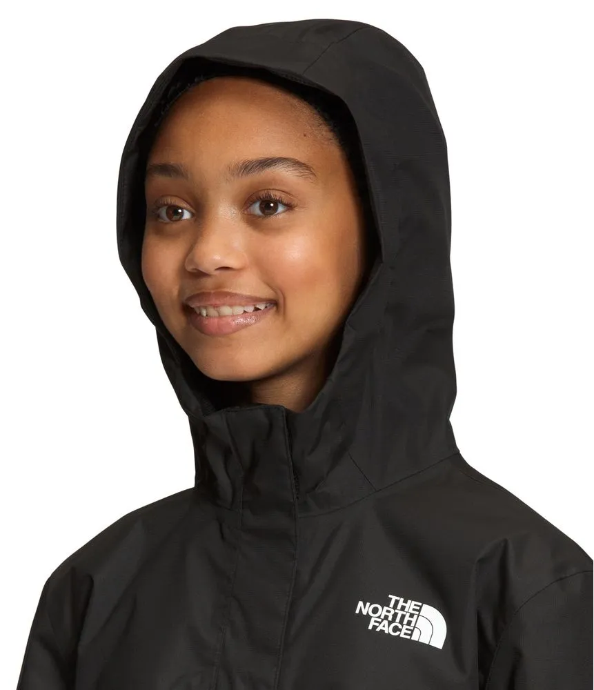 Chaqueta Antora Rain Impermeable Negra Niña The North Face