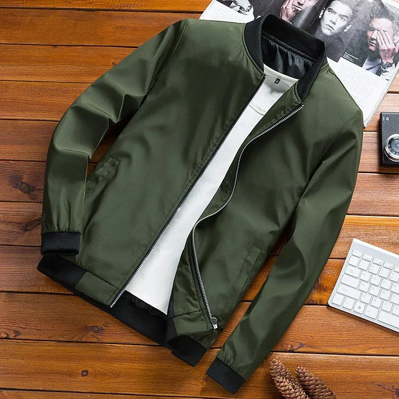 Chaqueta Bomber Para Hombre