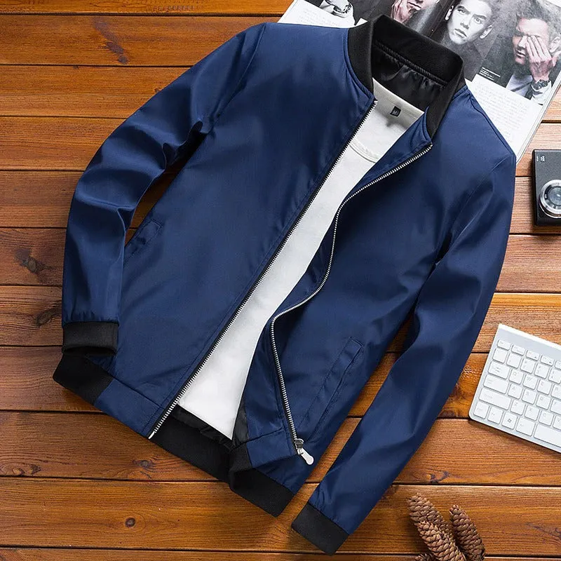 Chaqueta Bomber Para Hombre