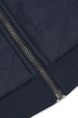 Chaqueta con cremallera para niños con monograma Double B