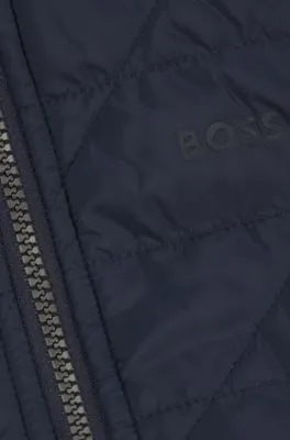 Chaqueta con cremallera para niños con monograma Double B