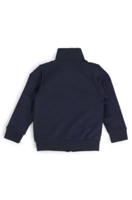 Chaqueta con cremallera para niños con monograma Double B