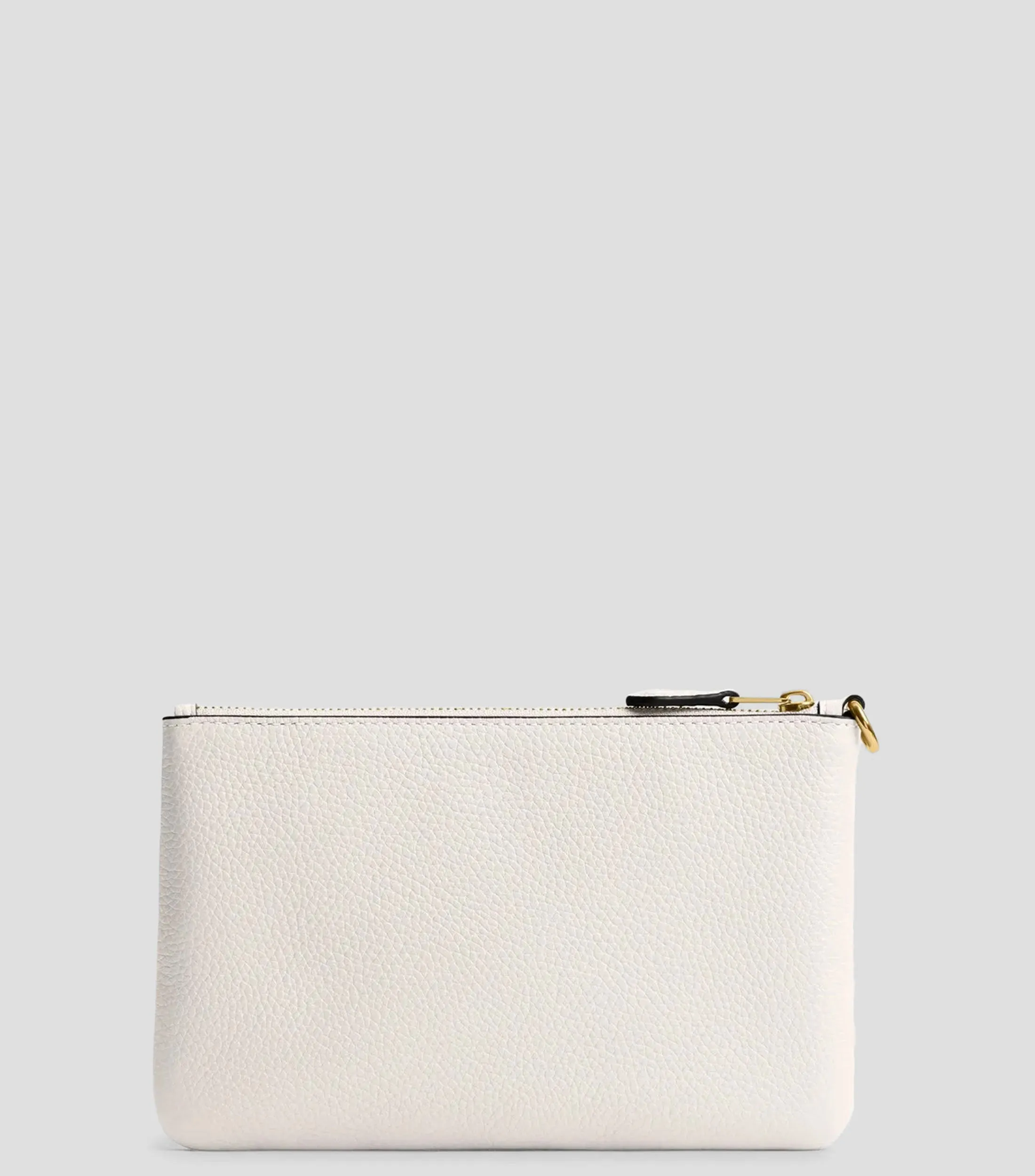 Coach Bolso Wristlet en piel granulada Mujer