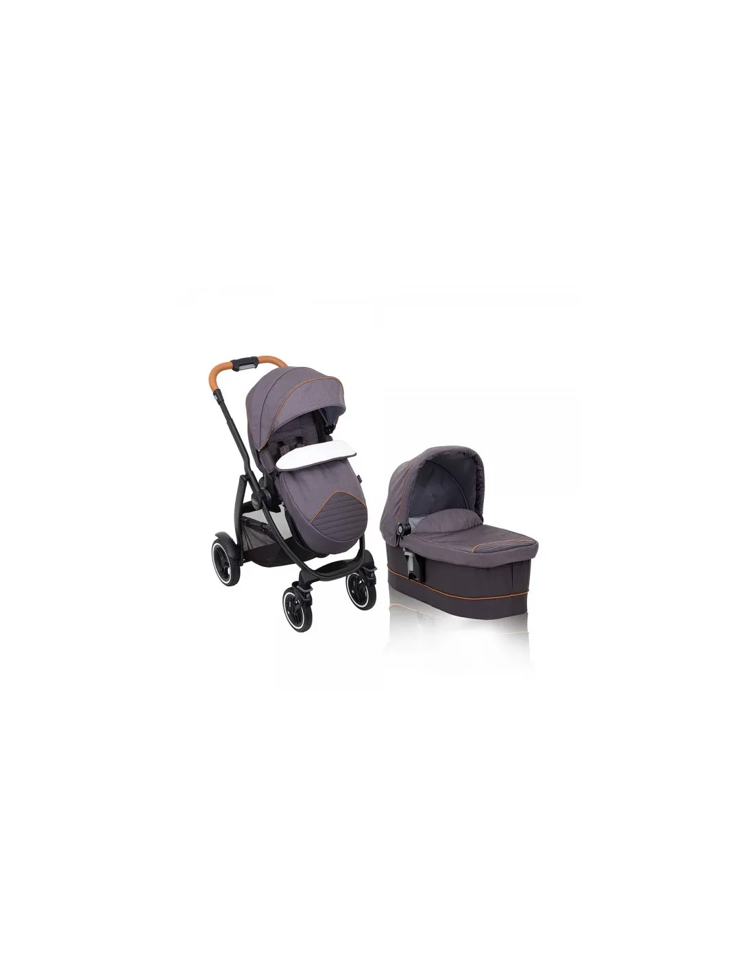 Coche de bebé dos piezas EVO XT Duo iron de Baby Graco